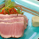 Blackened Yellowfin Tuna With Soy-Mustard Sauce