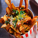 Cheddar-Parmesan Poutine