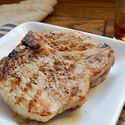 Lime & Ginger Beer-Brined Pork Ribeye Chop