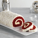 Red Velvet Yule Log